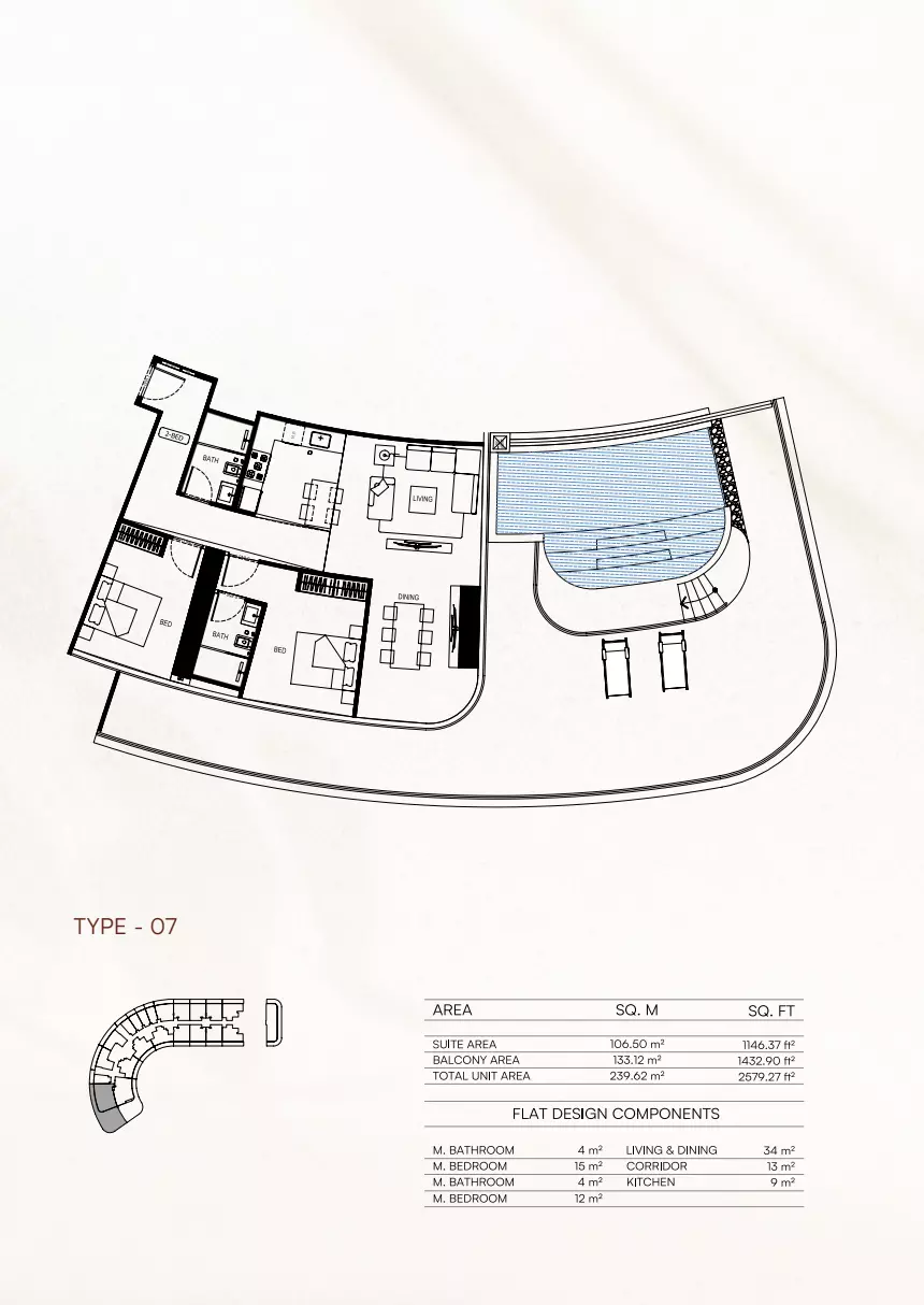 Unit floor plan image