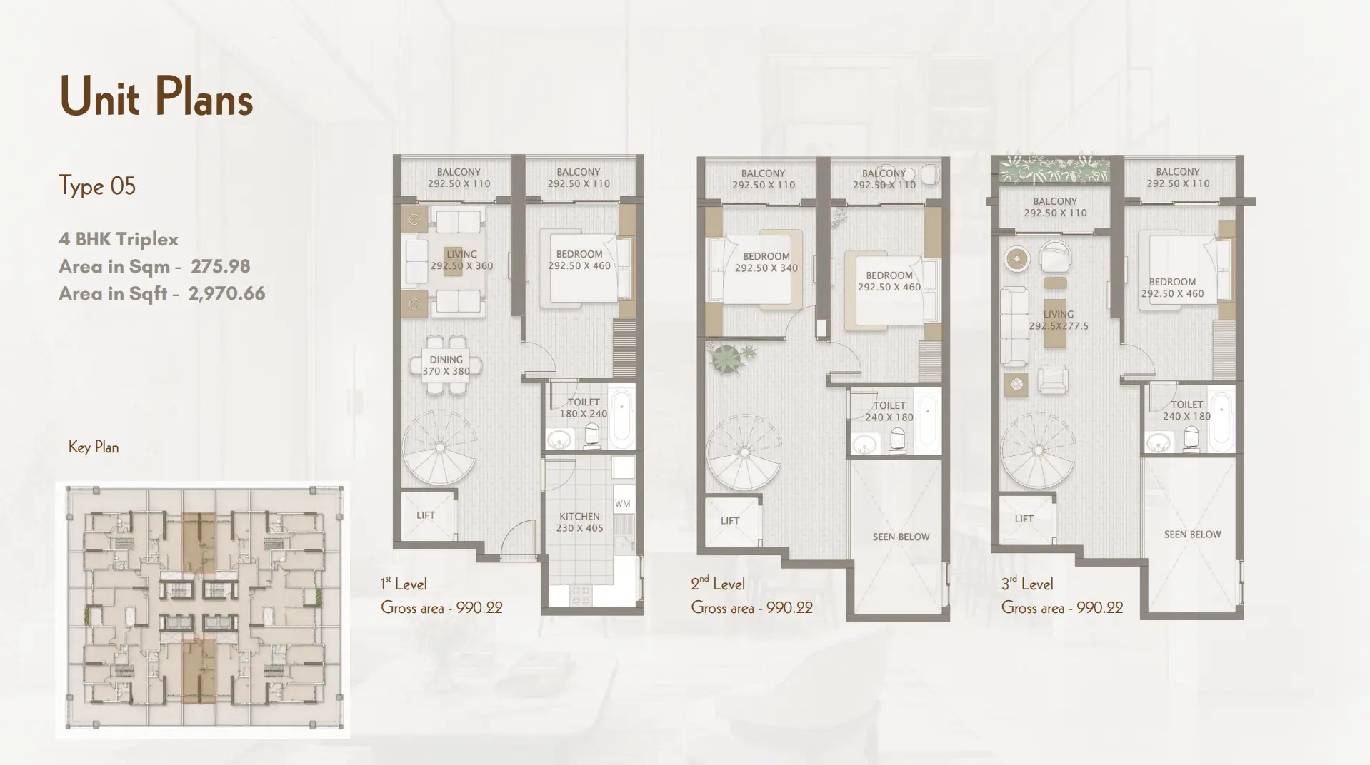 Platinum Heights — 4BR floor plan