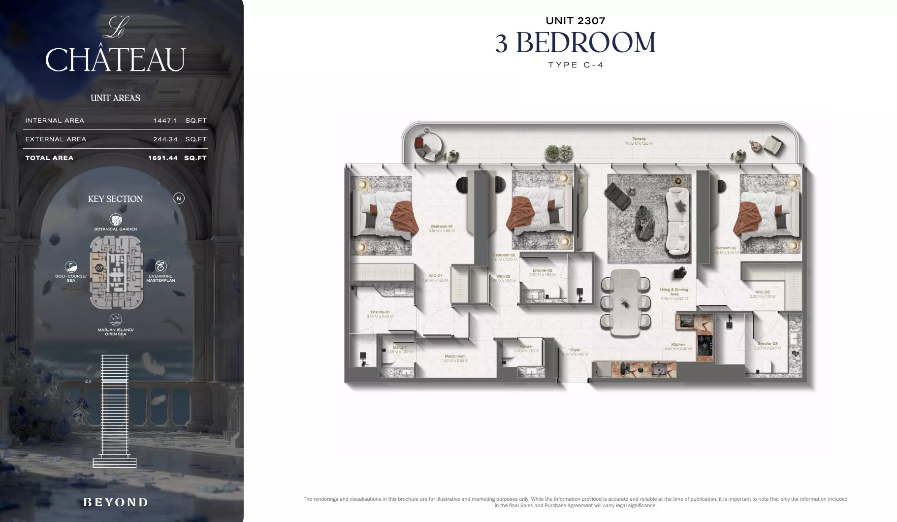 صورة مخطط ارضية الوحدة