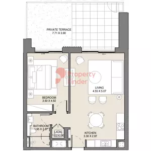 Jomana B7-Type A Level ground, 1 bed
