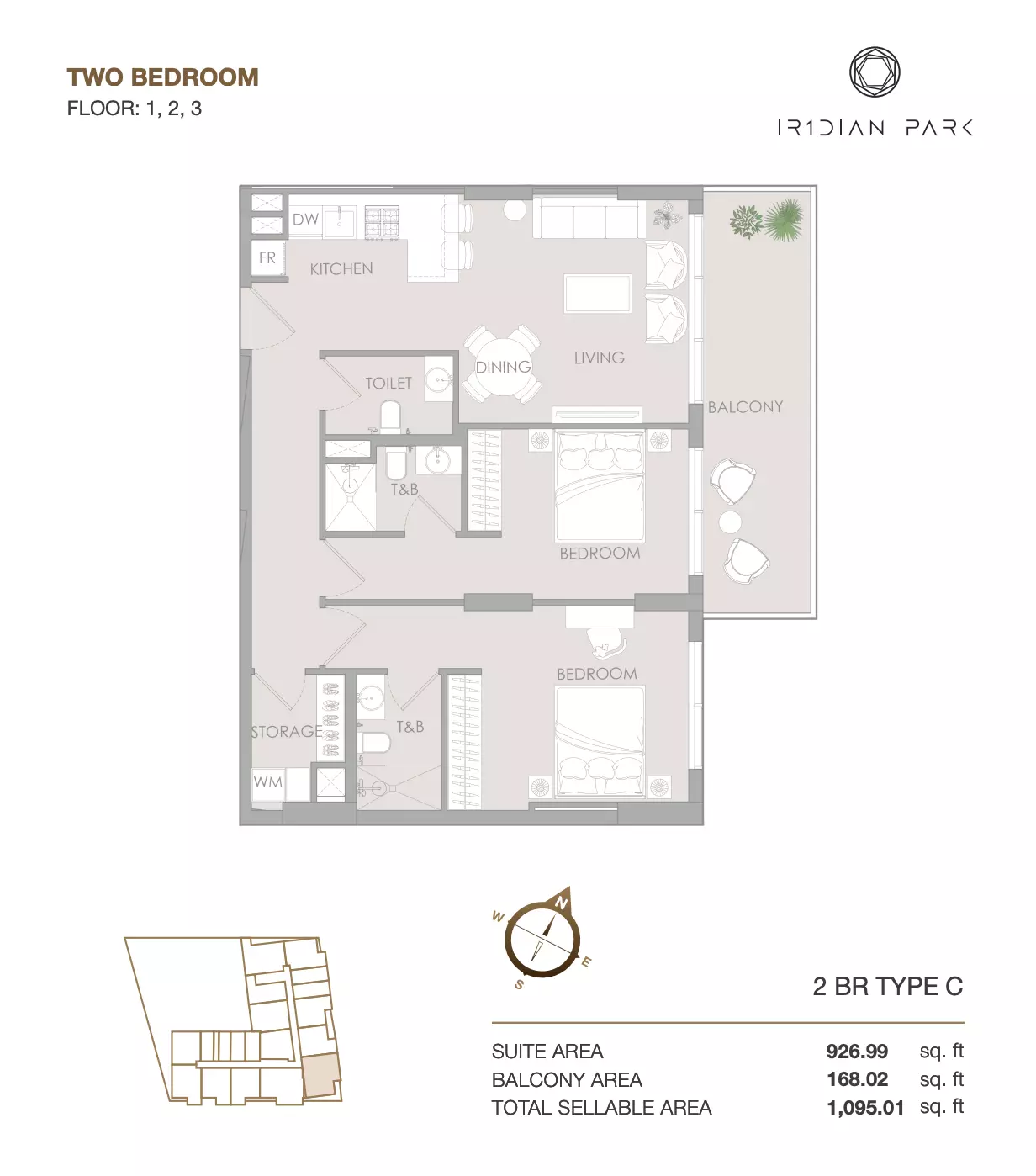 Unit floor plan image