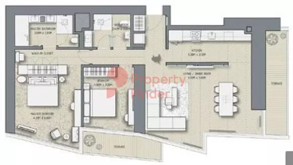 The Address Residences Dubai Opera T2-Unit 10, 2 beds