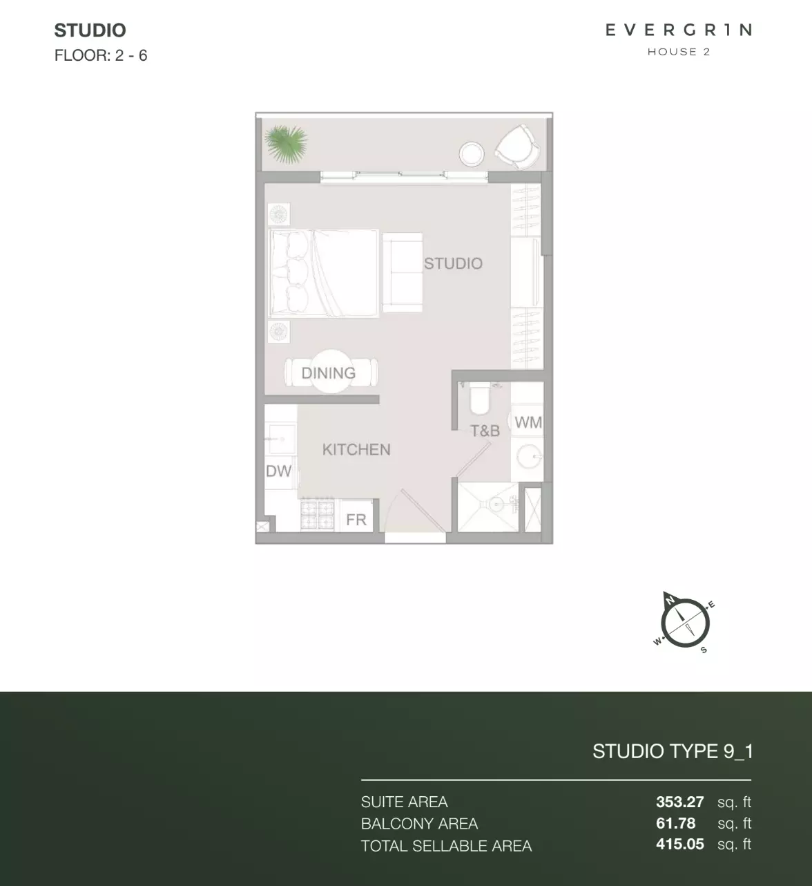 Unit floor plan image