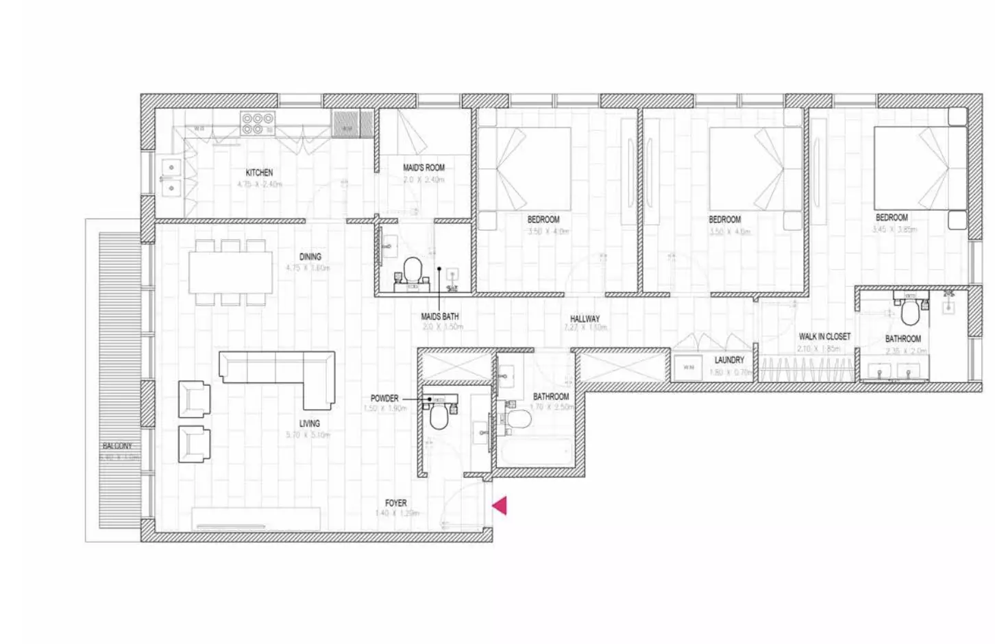 Unit floor plan image