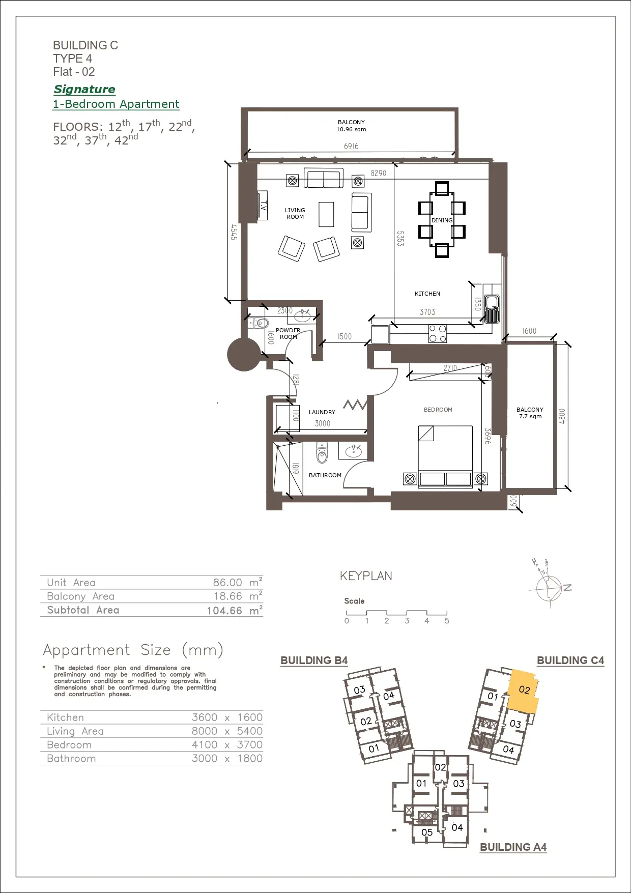 Unit floor plan image