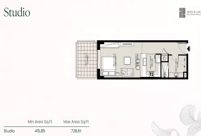 Living Legends Phase 4 — Studio floor plan
