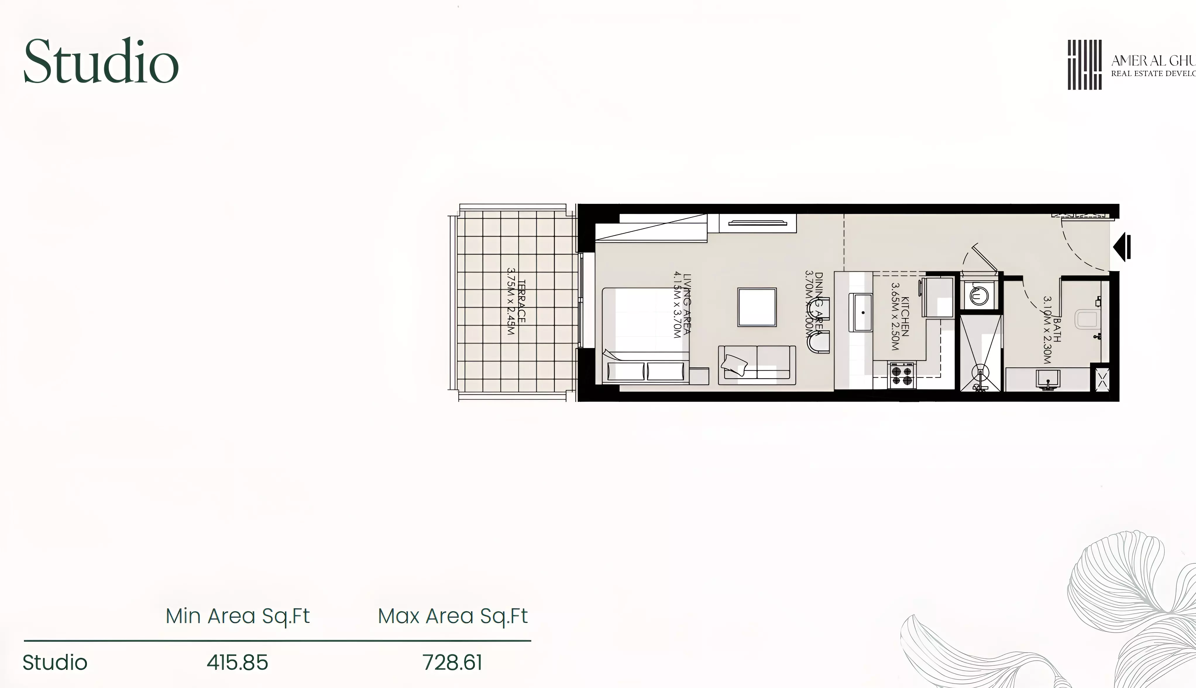 صورة مخطط ارضية الوحدة