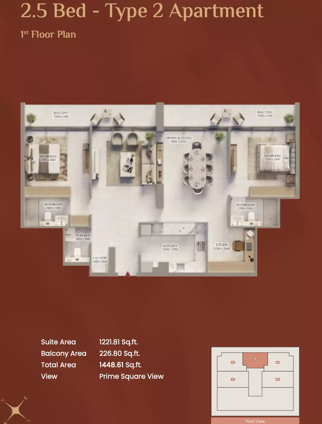 Unit floor plan image