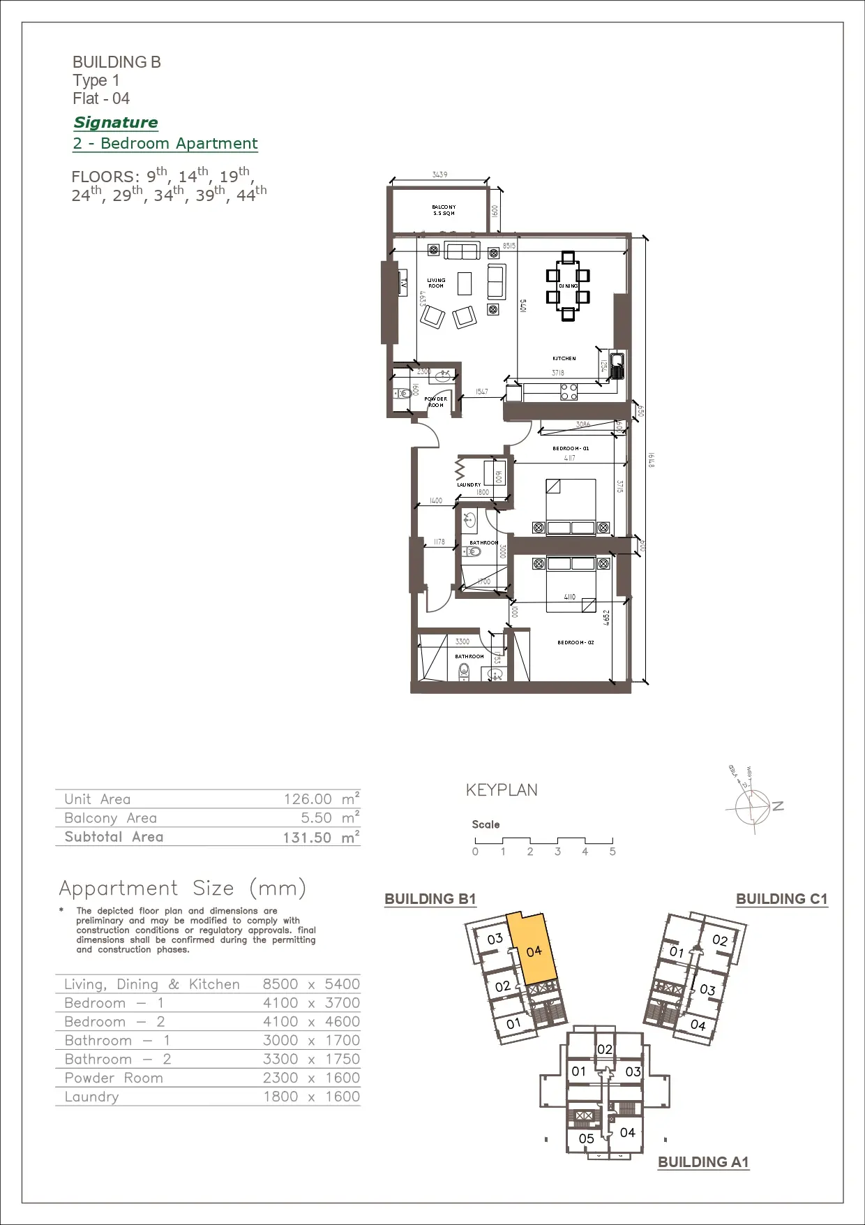 Unit floor plan image
