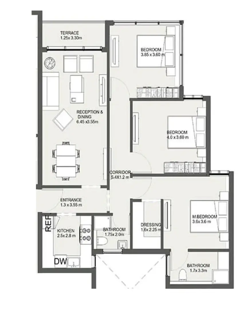Unit floor plan image