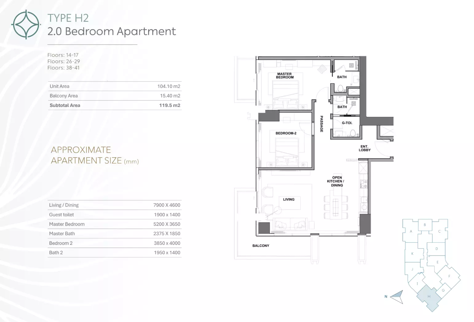 Unit floor plan image