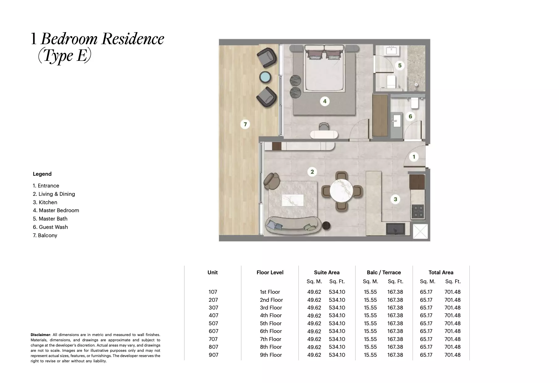 Unit floor plan image