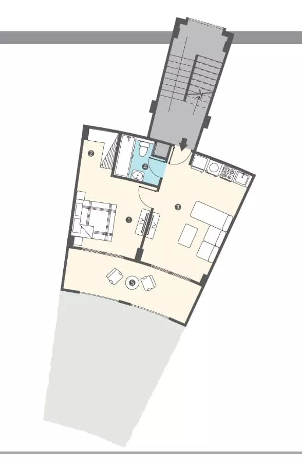 Unit floor plan image