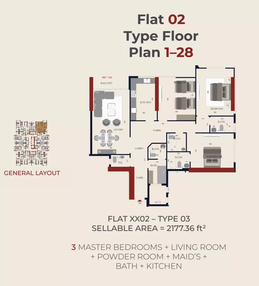 Unit floor plan image