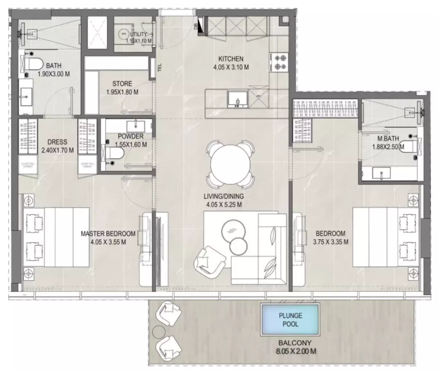 Unit floor plan image