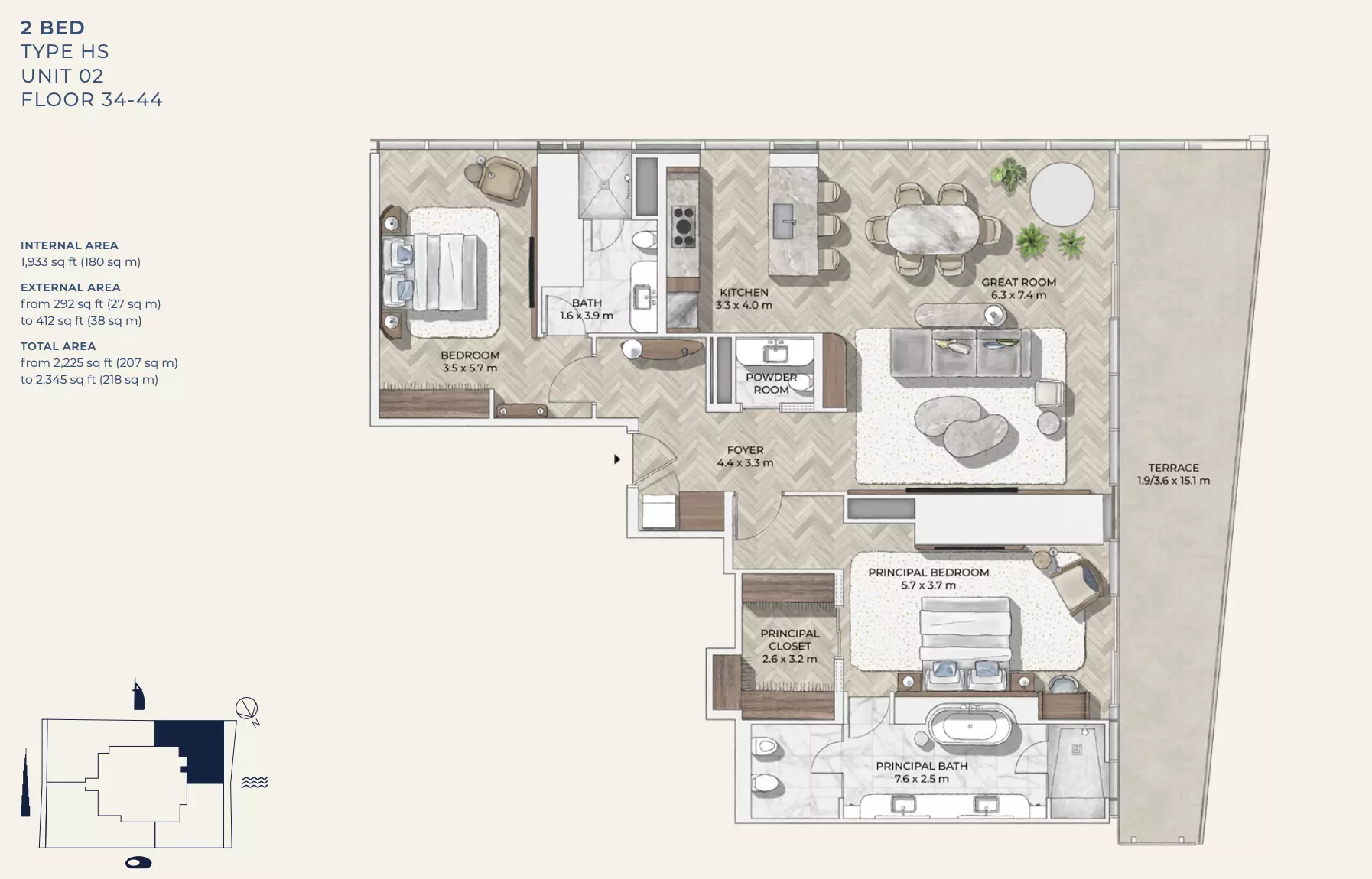 Unit floor plan image