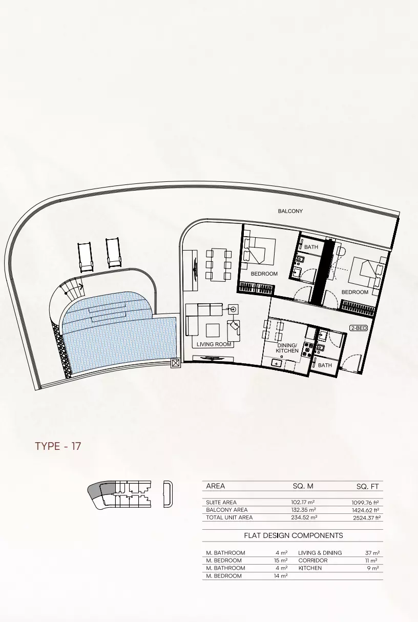 Unit floor plan image