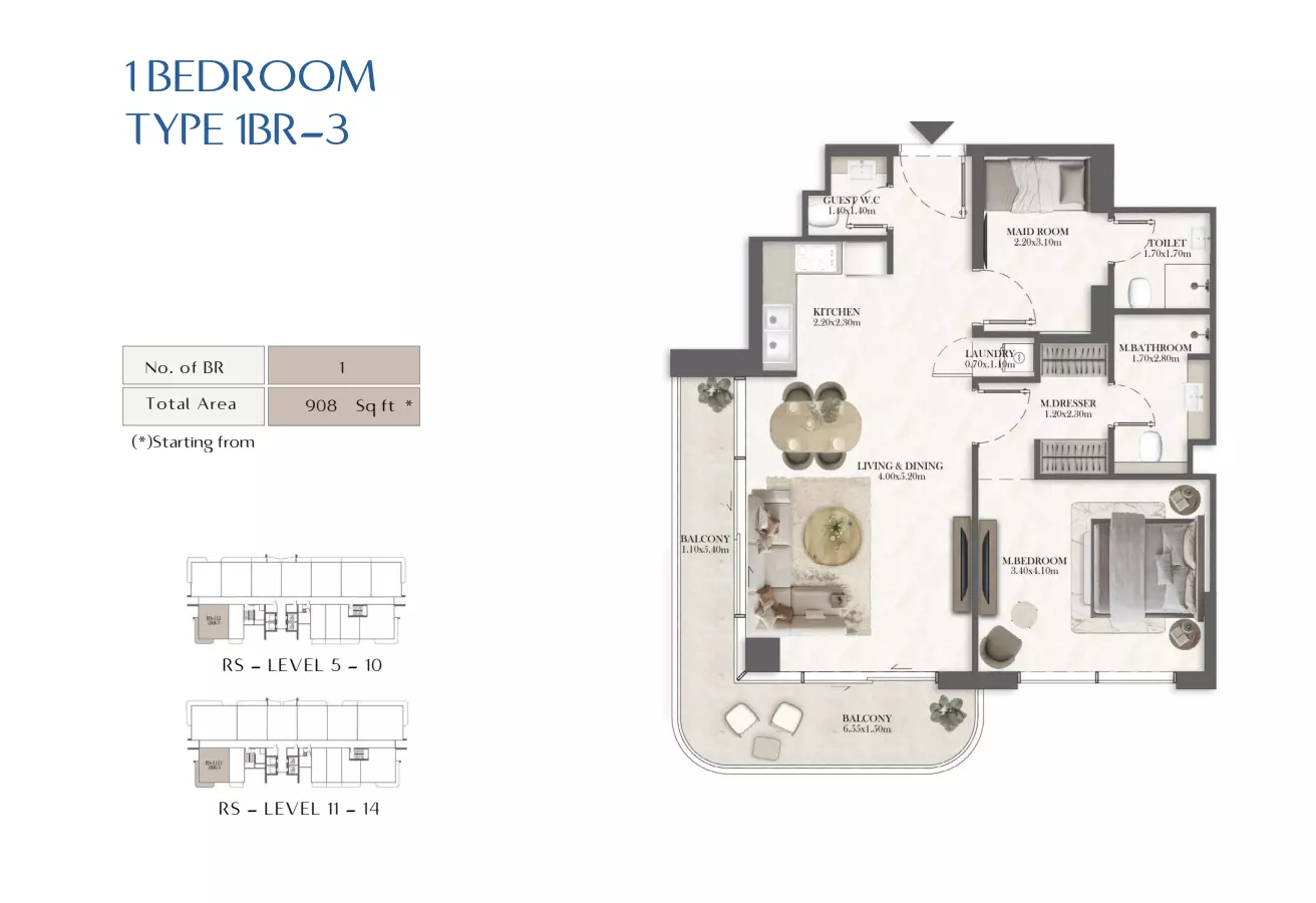 Unit floor plan image