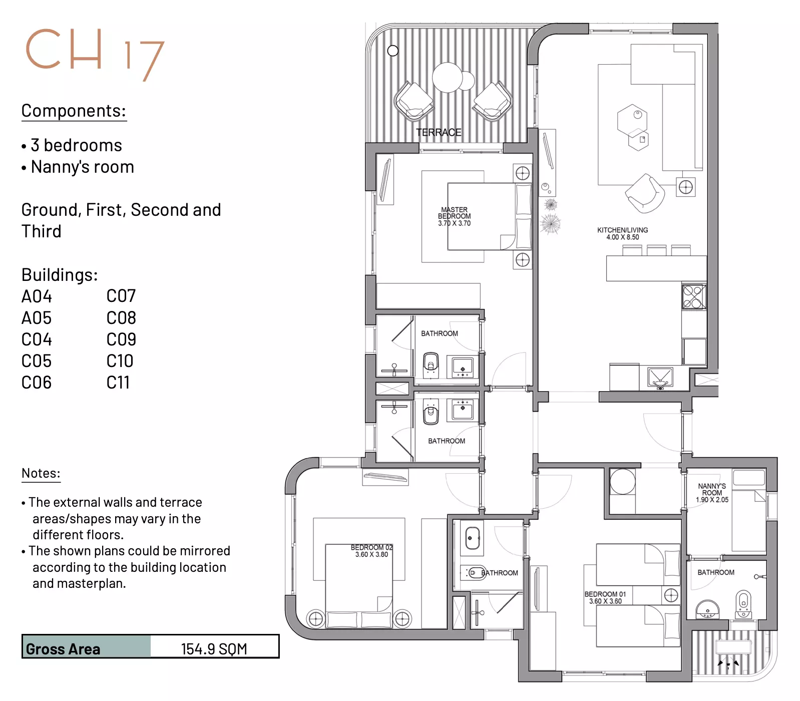 Unit floor plan image