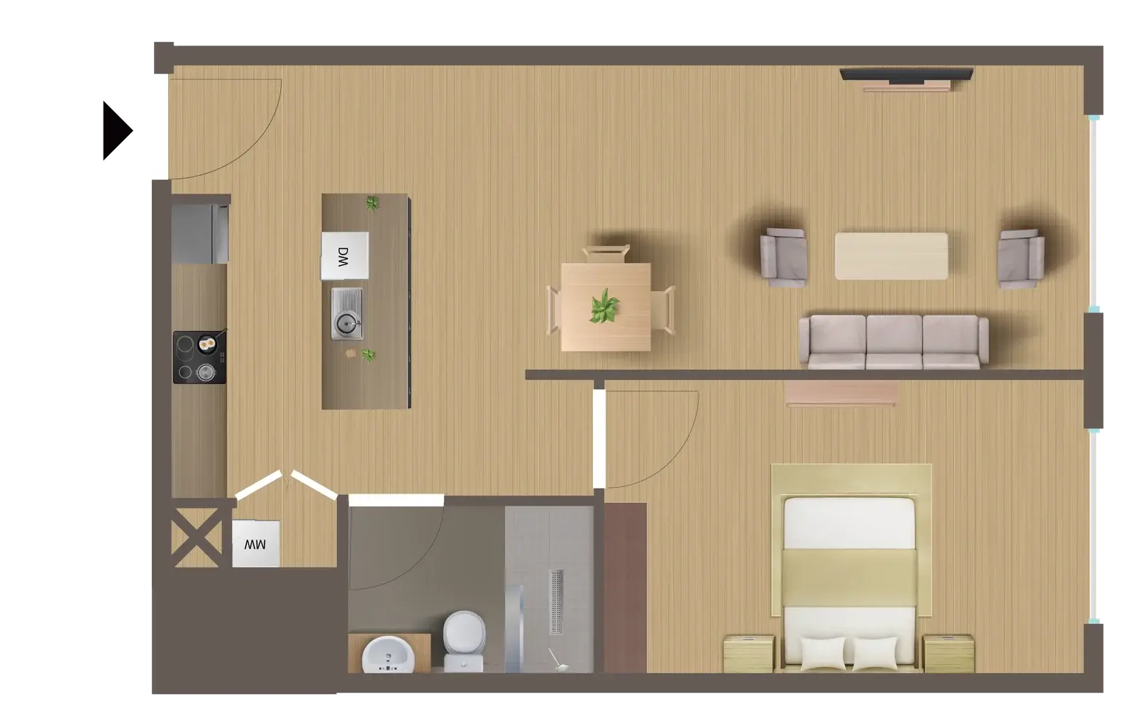 Unit floor plan image