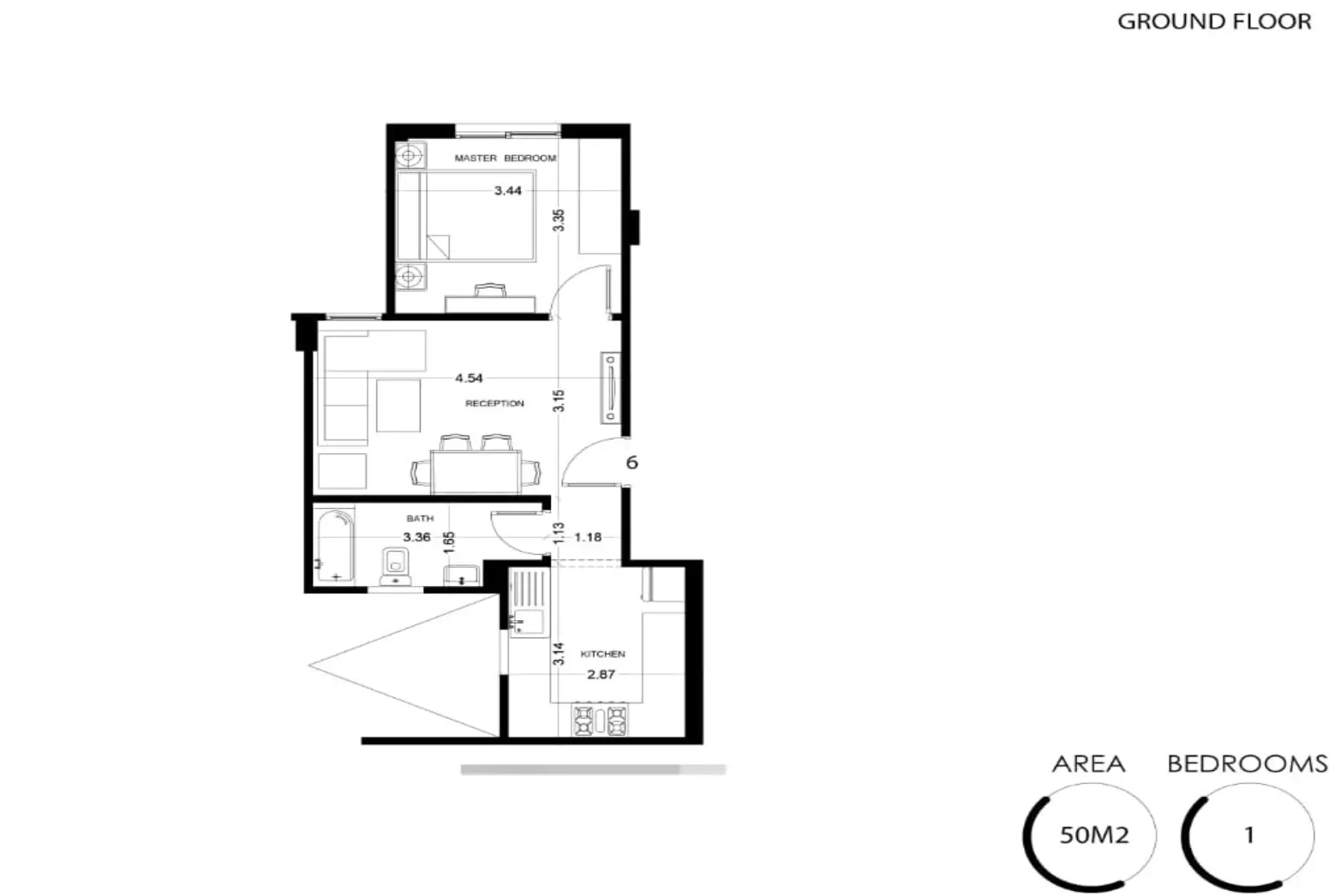 Unit floor plan image