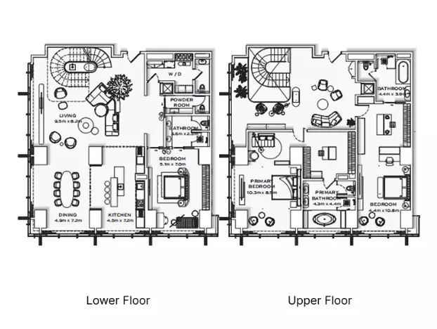 صورة مخطط ارضية الوحدة