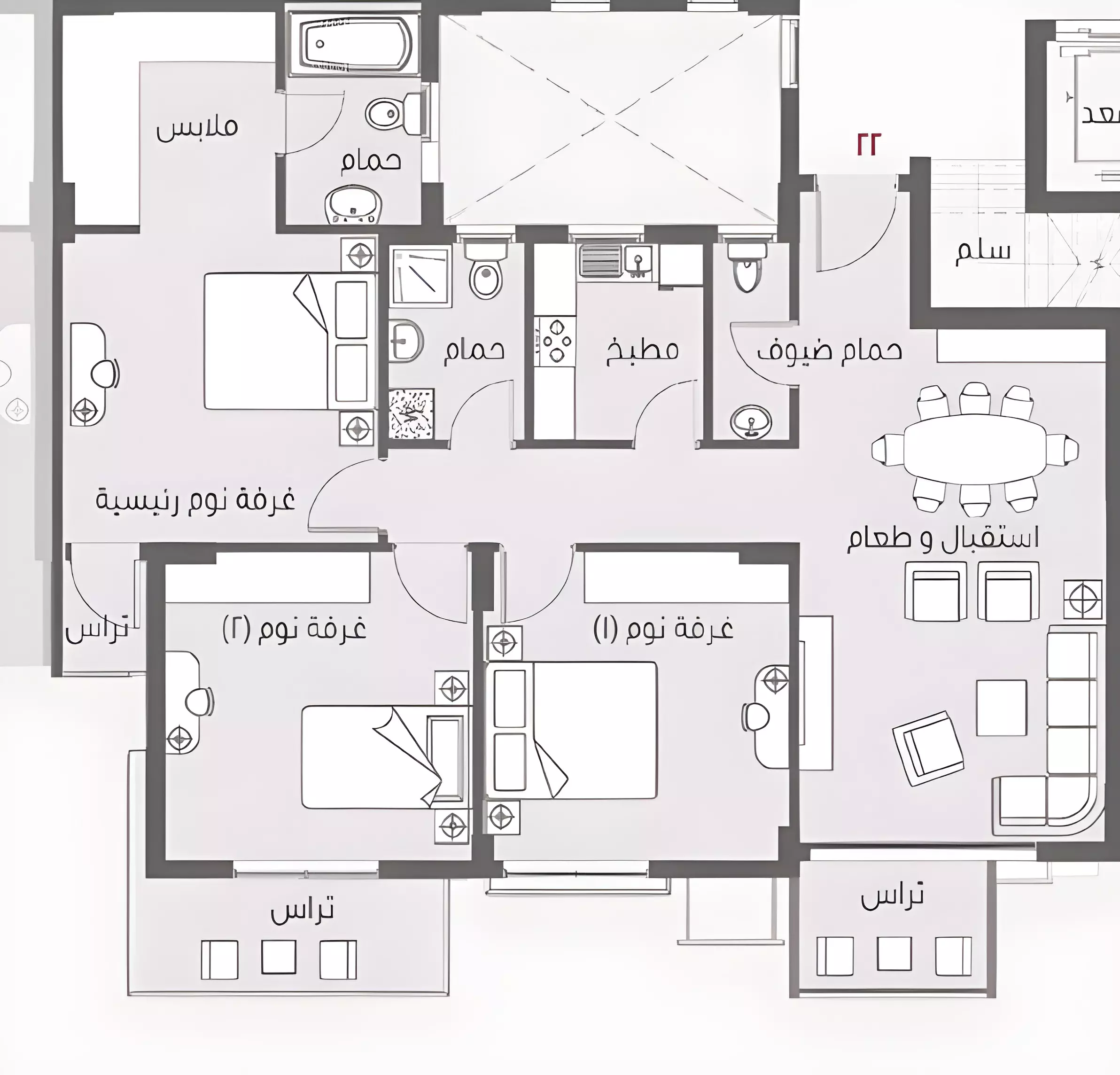 Unit floor plan image
