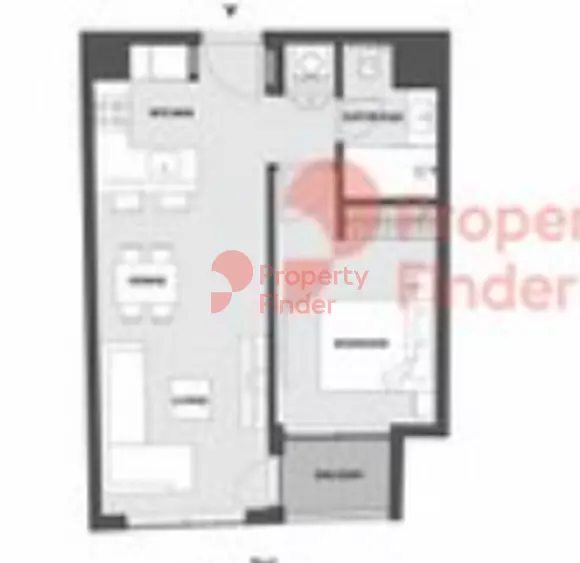 15 Northside Tower B Unit 604, Sixth Floor, 1 bed