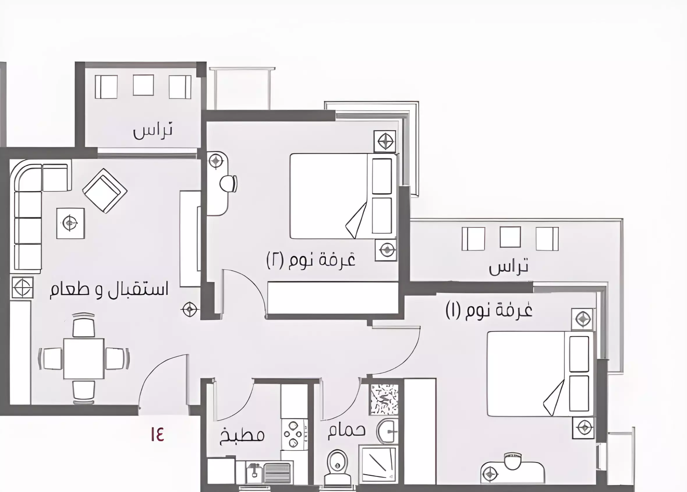 Unit floor plan image