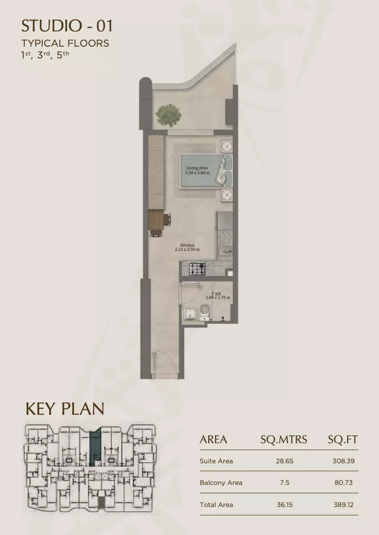 Unit floor plan image
