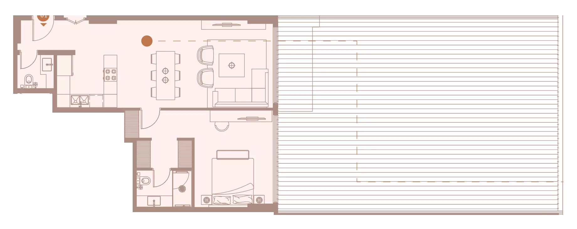Unit floor plan image