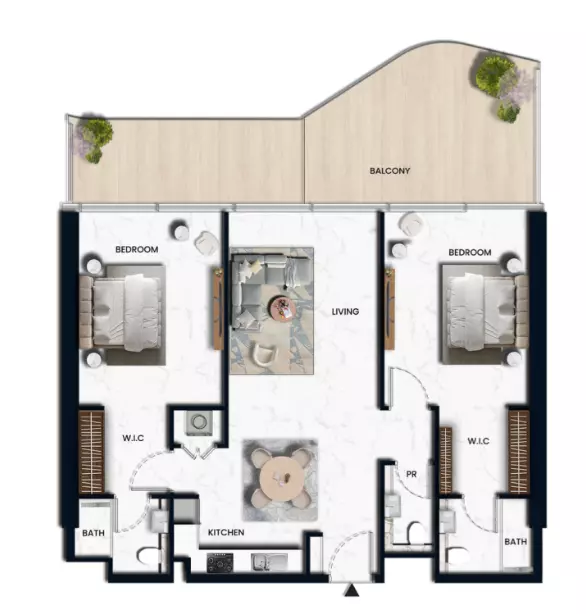 Unit floor plan image