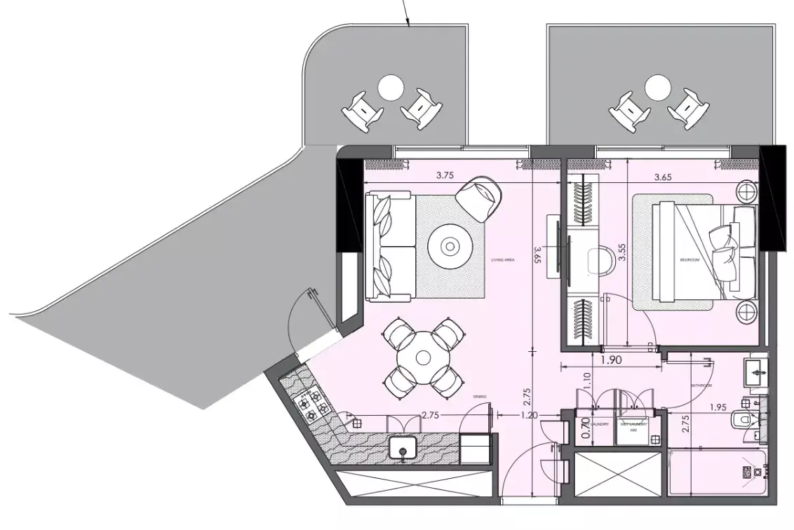 Unit floor plan image