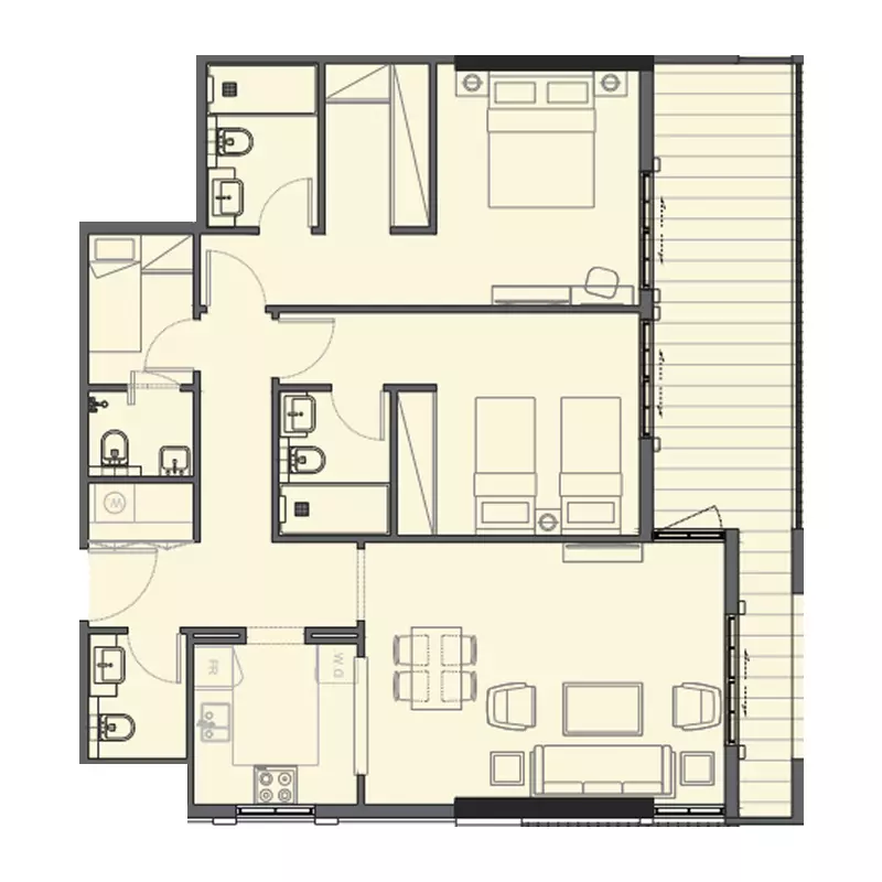 Unit floor plan image