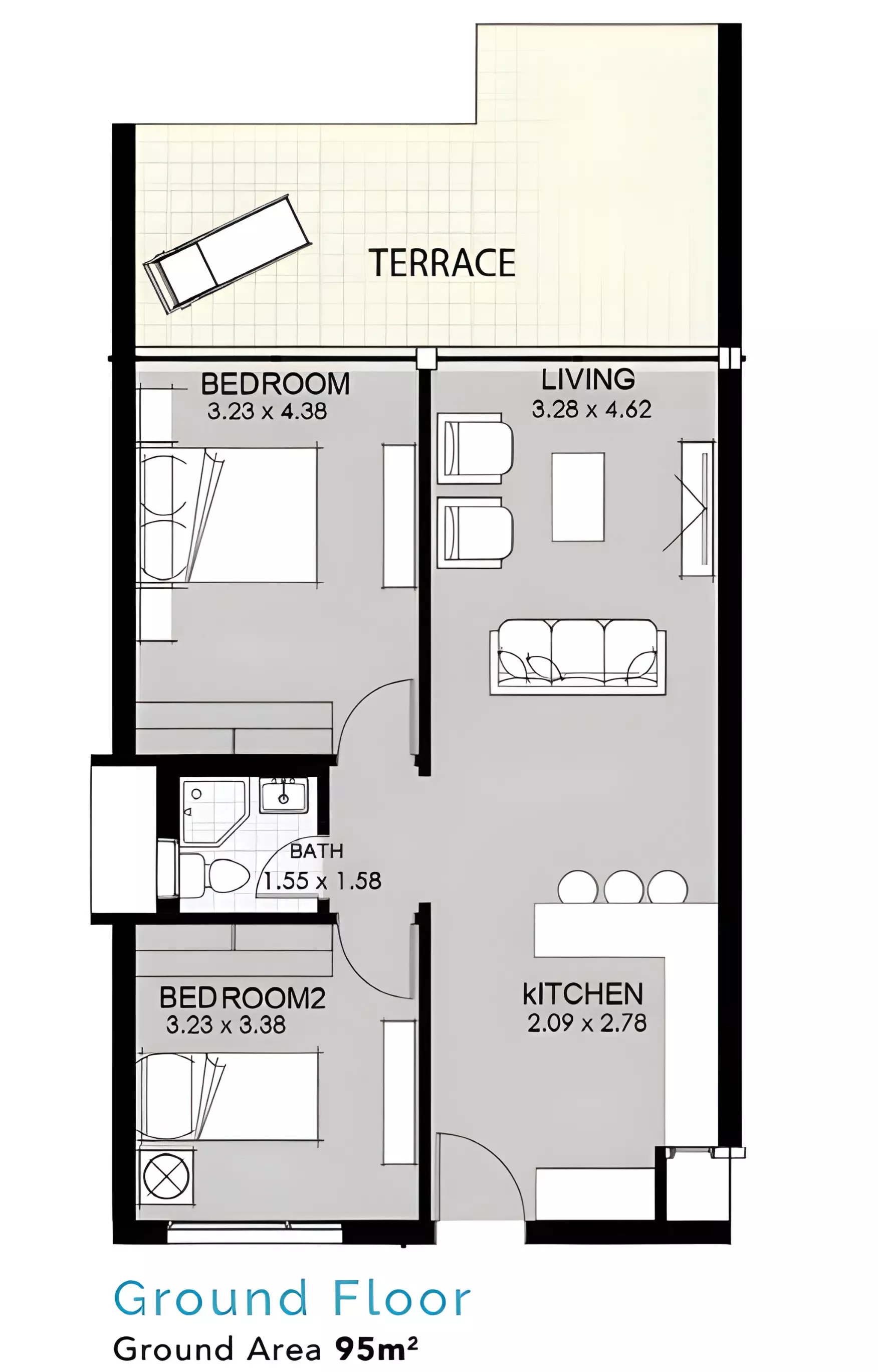 Unit floor plan image