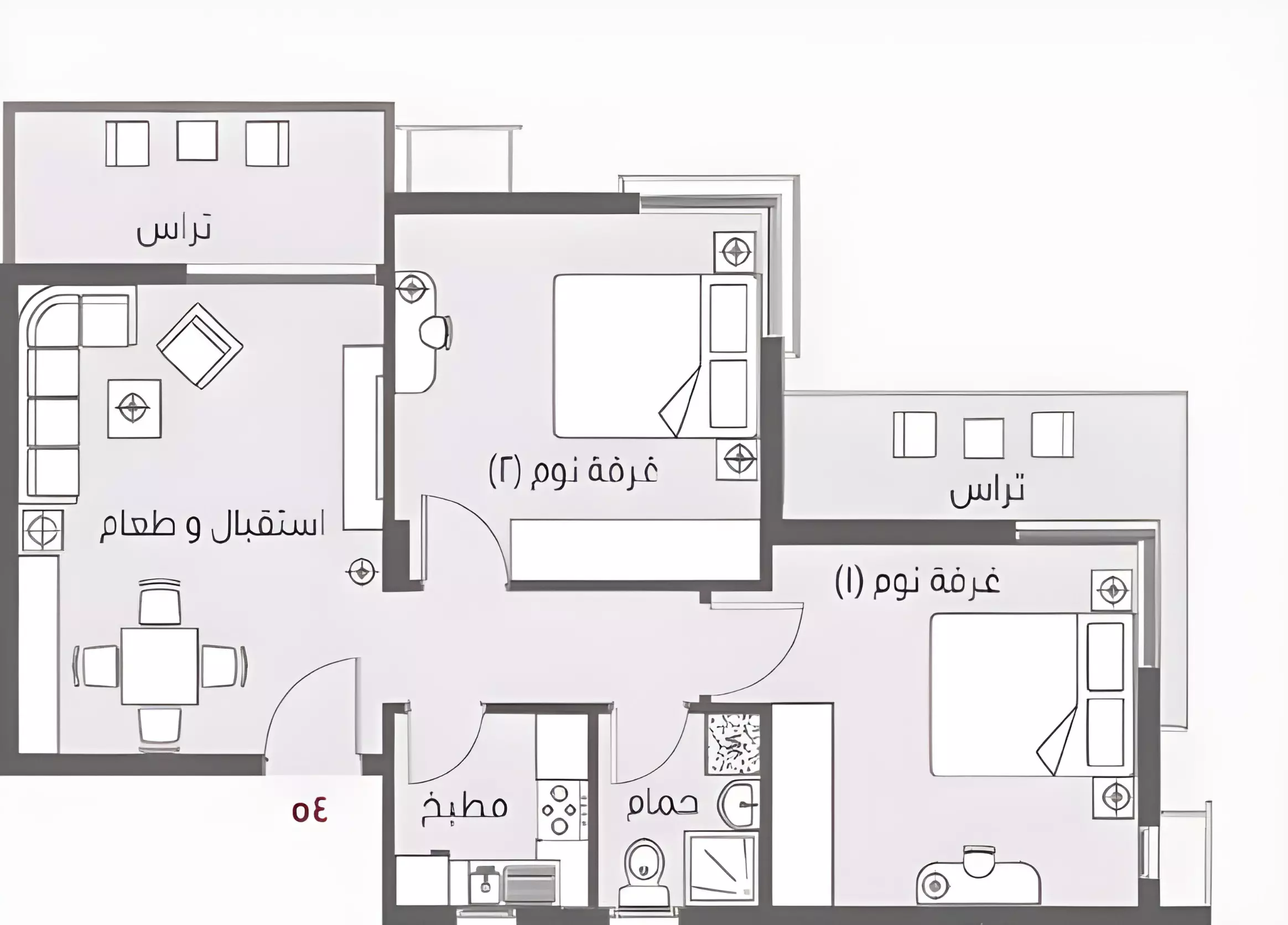 Unit floor plan image