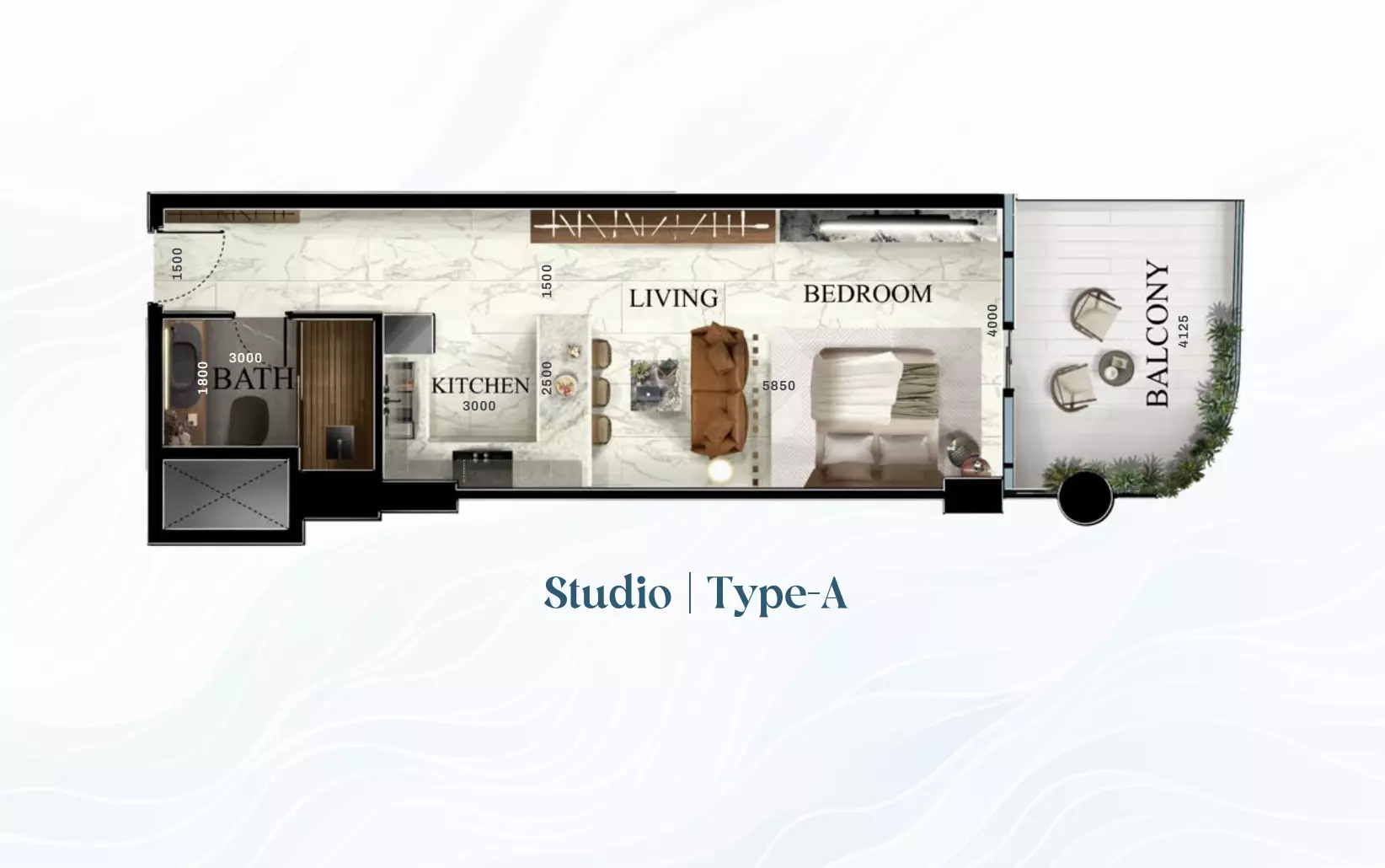 صورة مخطط ارضية الوحدة