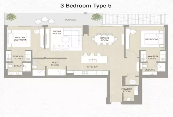 Soma Residences — 3BR floor plan