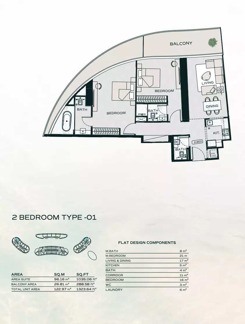 Unit floor plan image