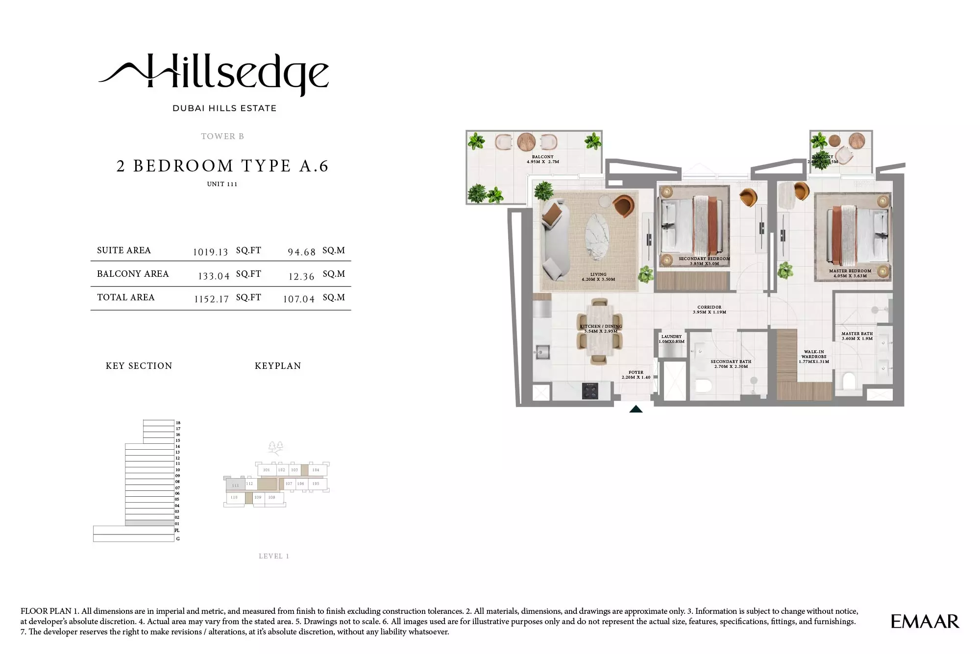 Hillsedge Type A.6-Tower B, 2 beds