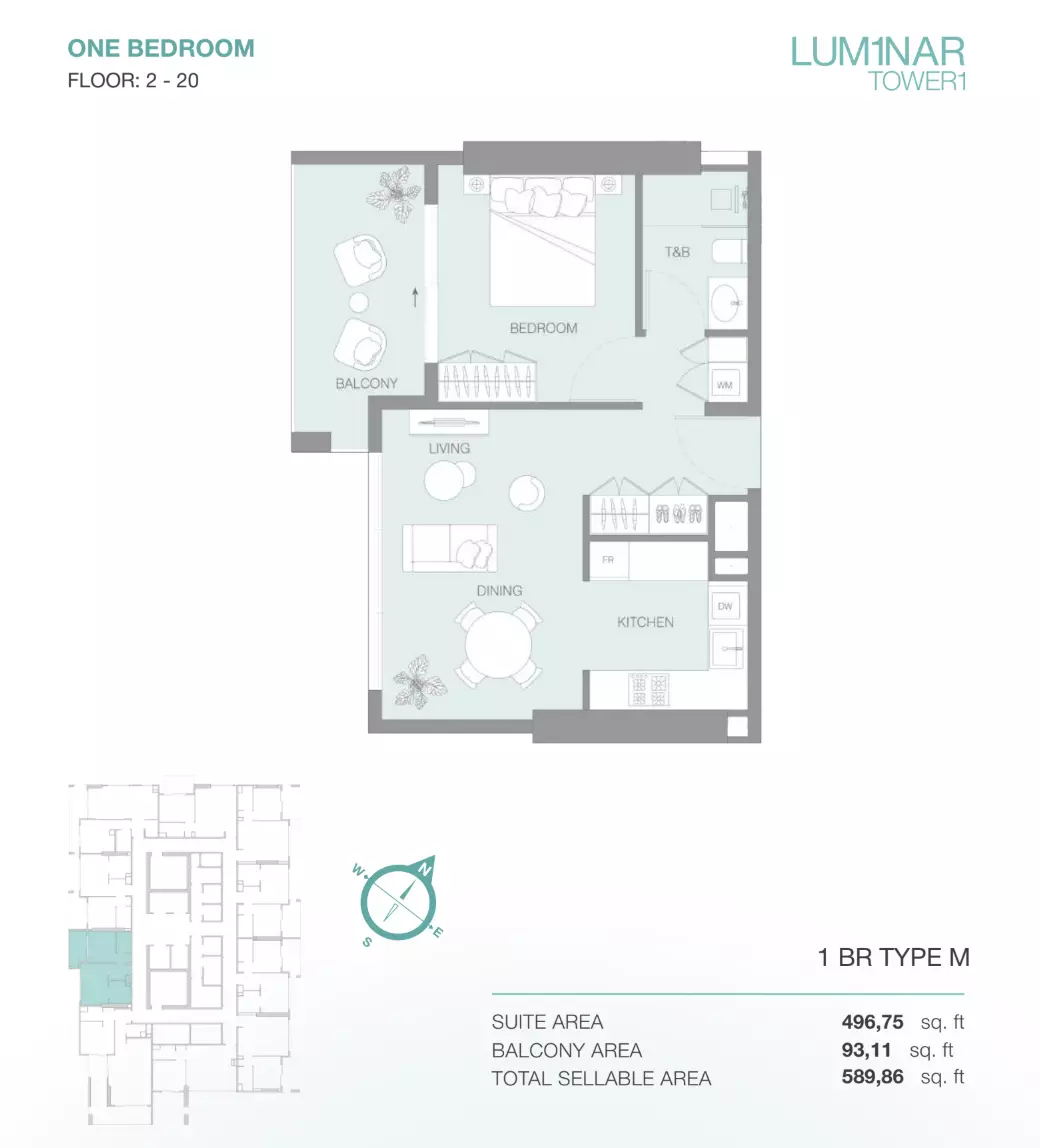 Unit floor plan image