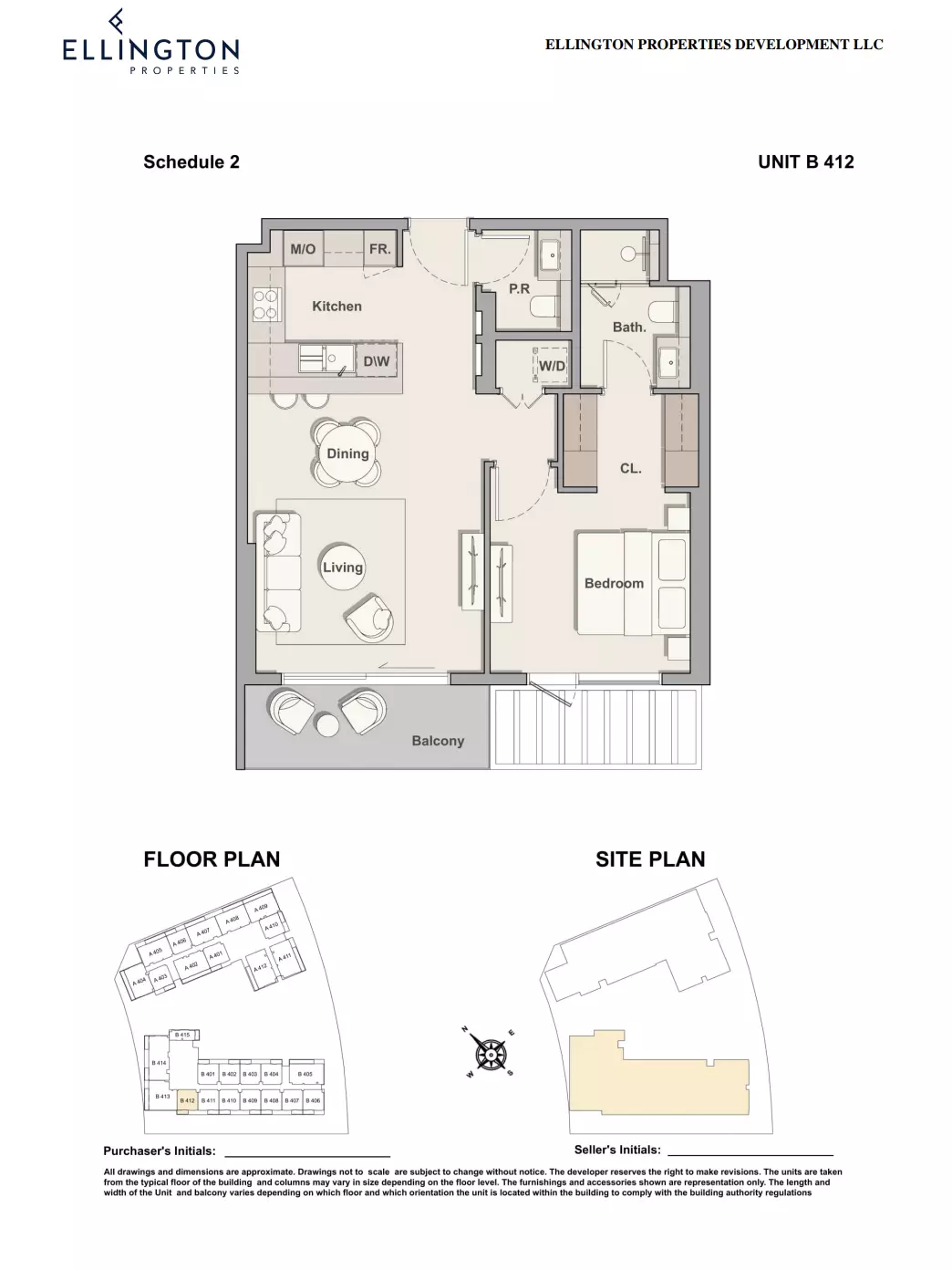 The Hillgate Type B 412, 1 bed