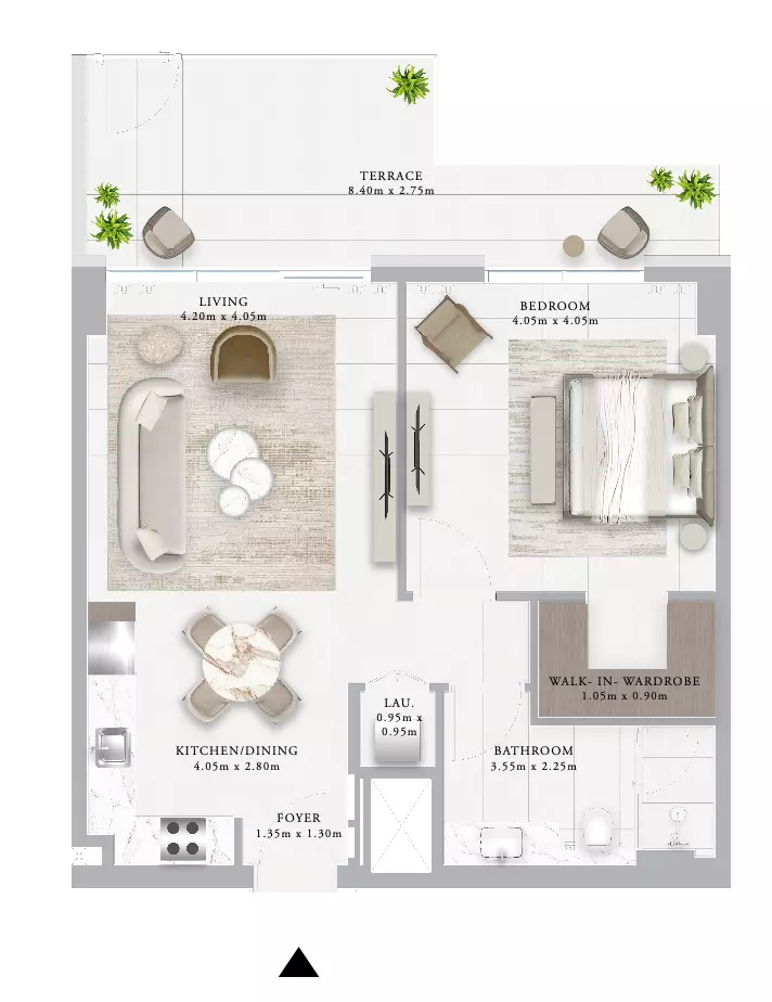 Ocean Star B2-Type 1D, 1 bed
