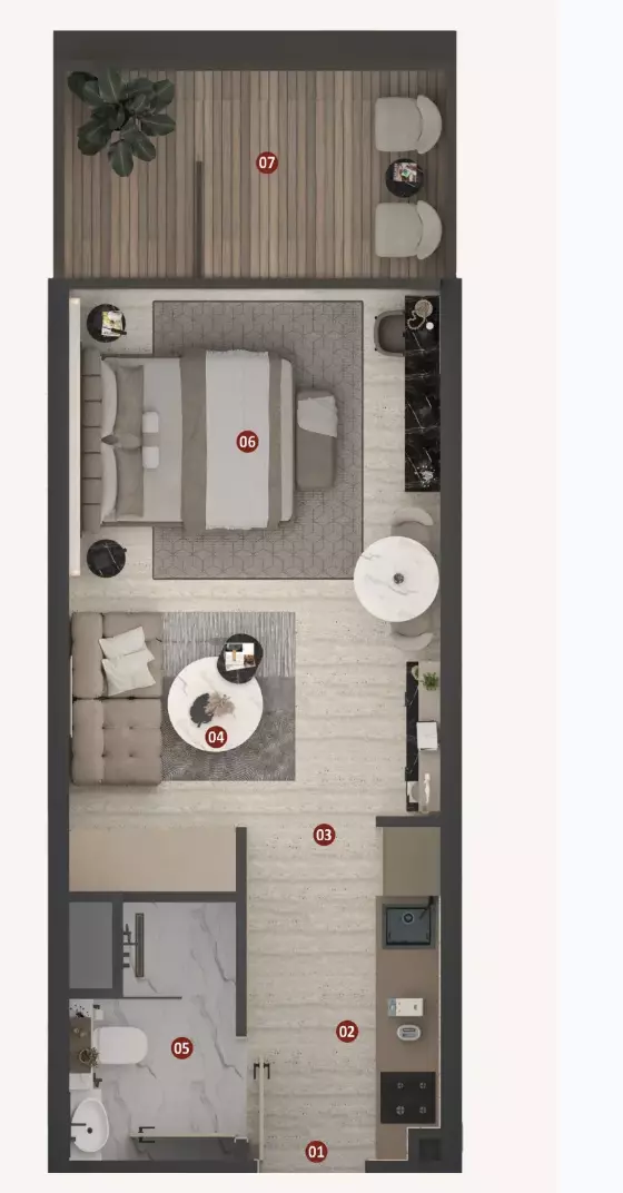 Unit floor plan image