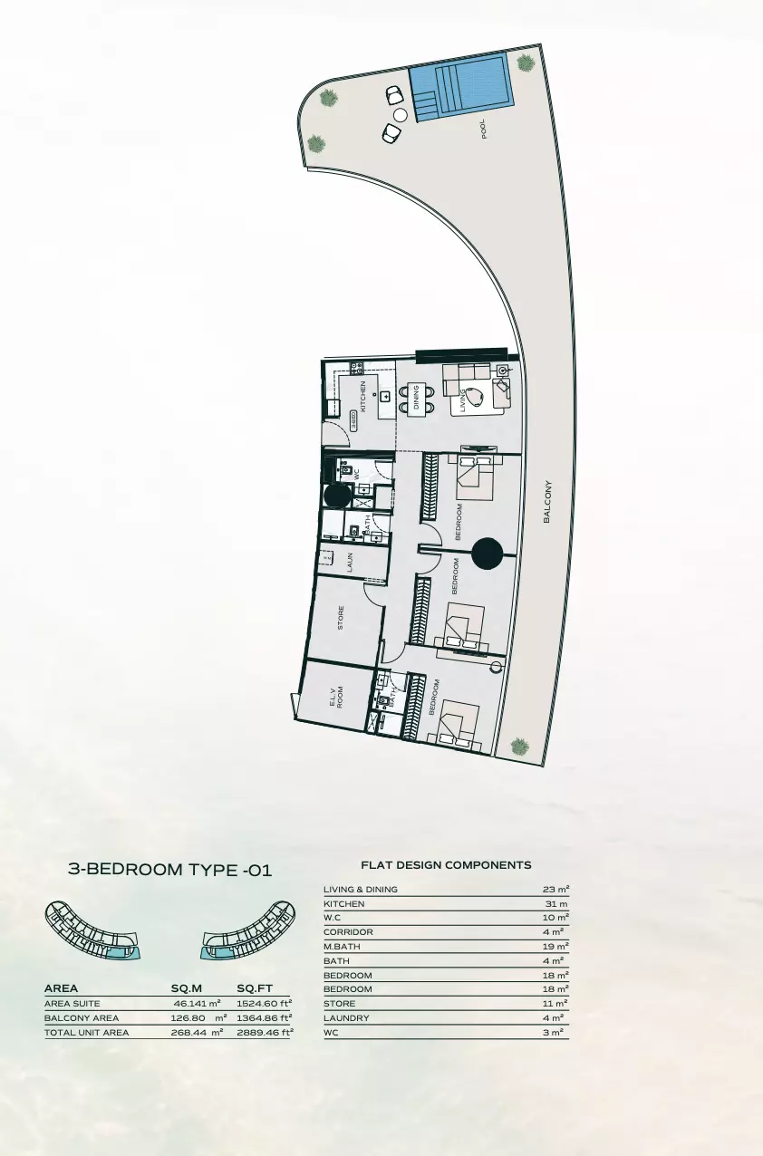 Unit floor plan image