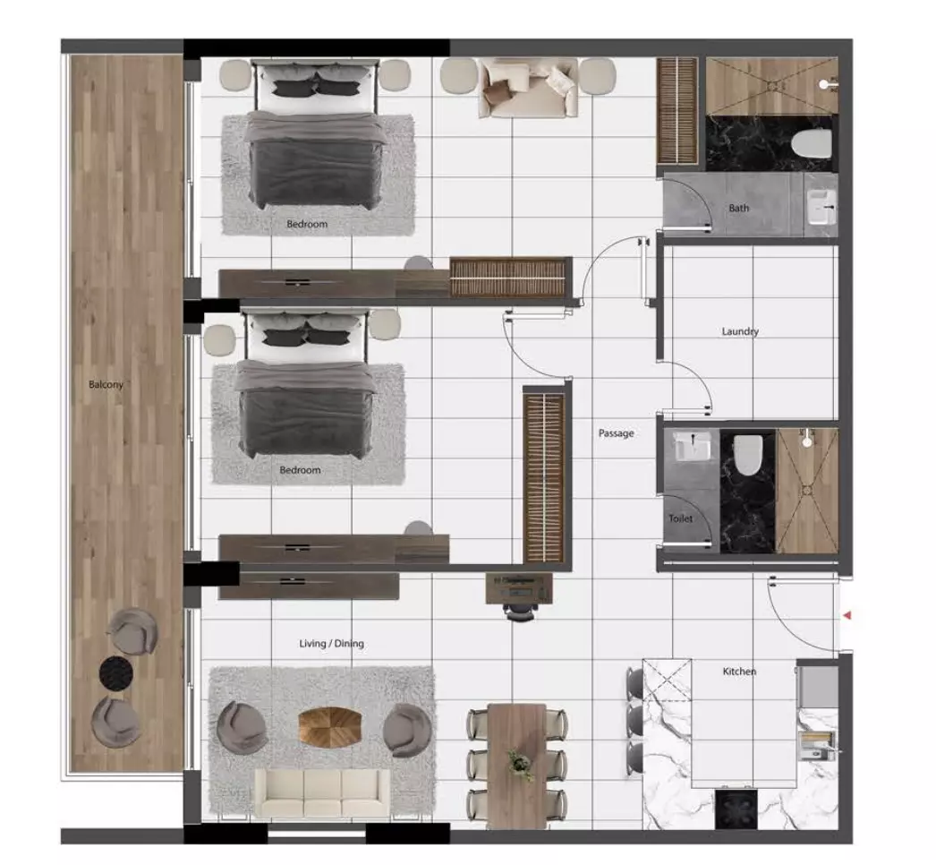 Unit floor plan image