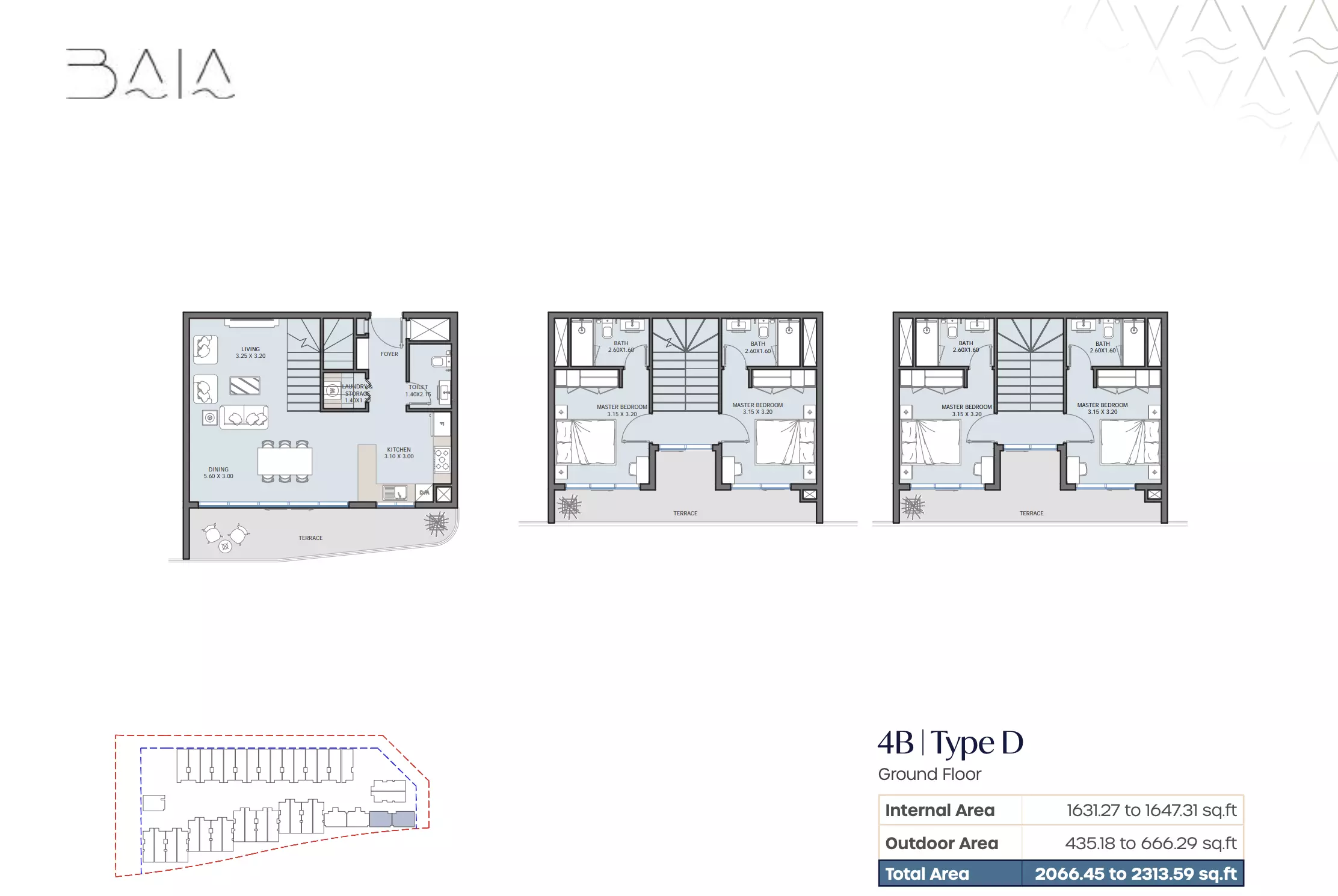 صورة مخطط ارضية الوحدة