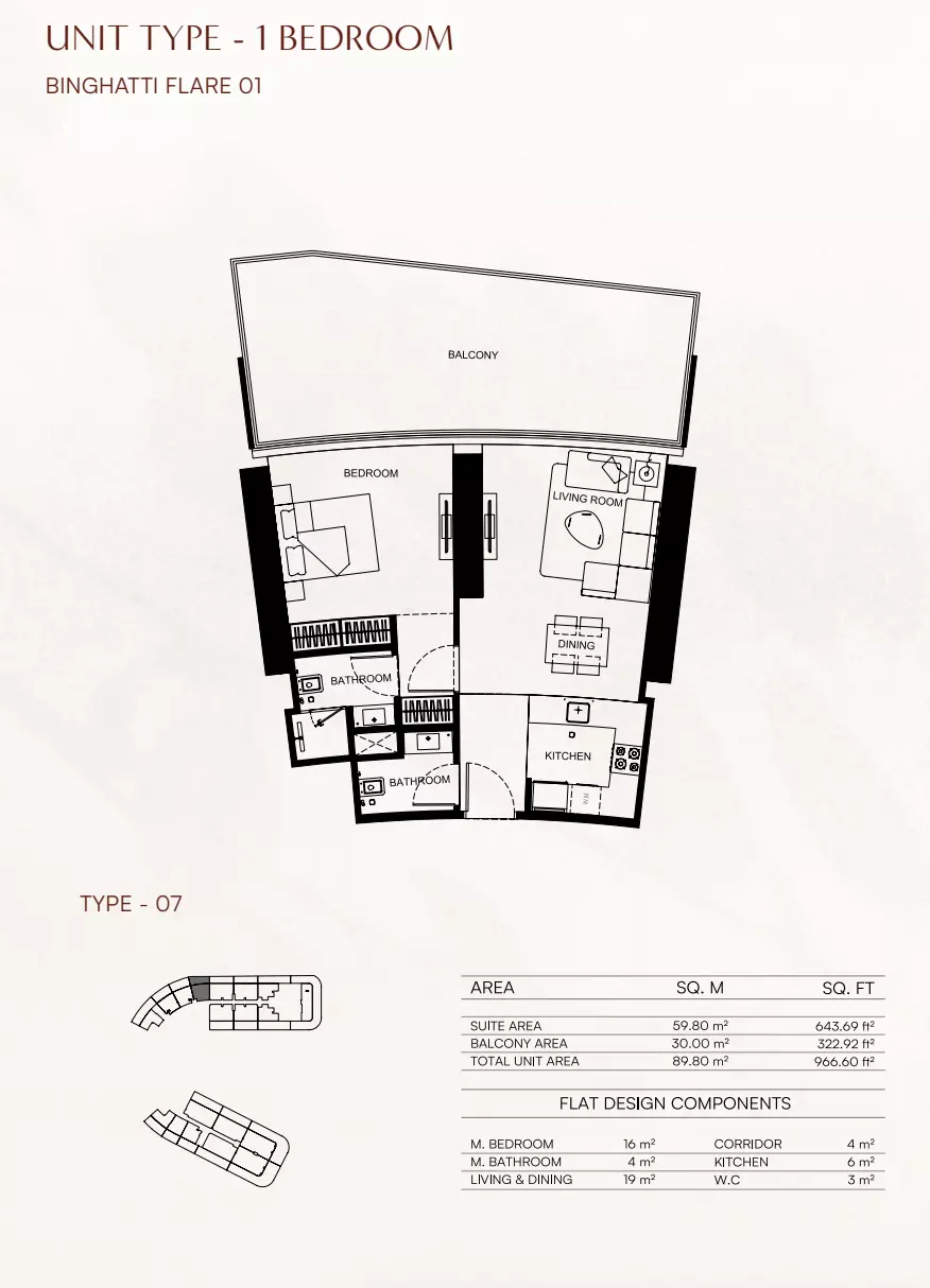 Unit floor plan image