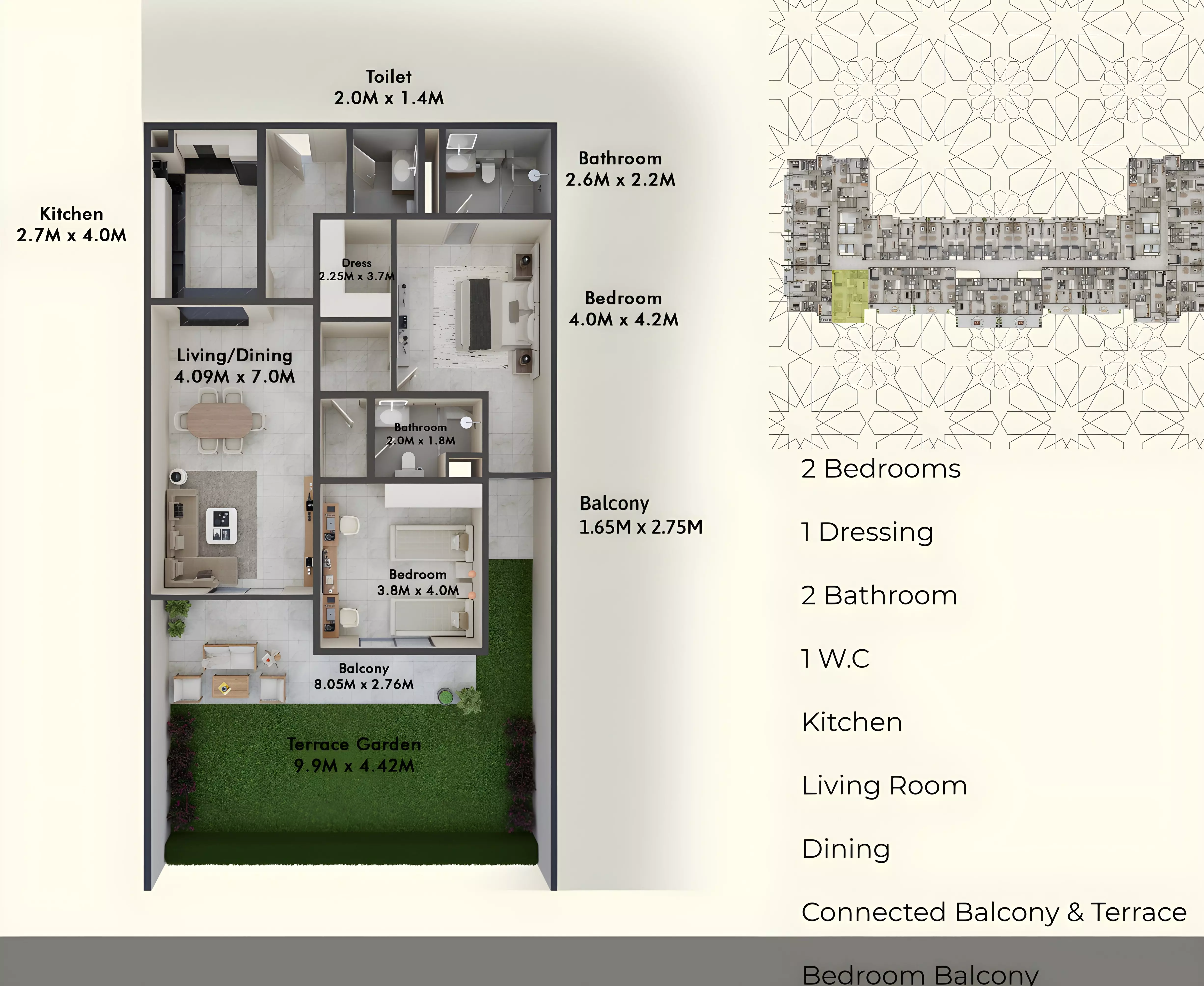Unit floor plan image