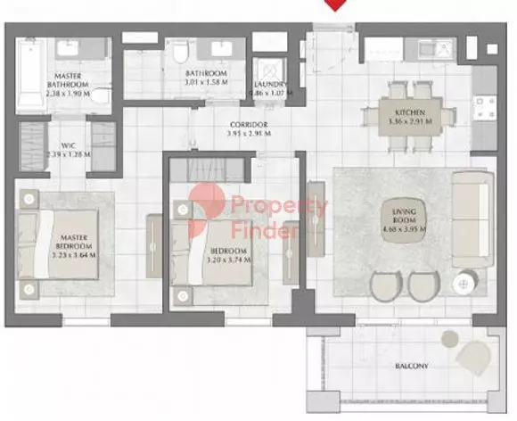 Creek Beach Surf Building 2, Level 7, 2 beds